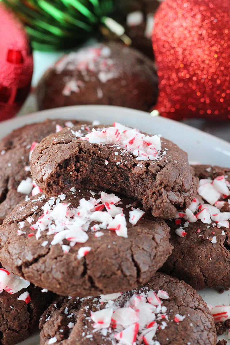 Holiday Baking Made Easy: Peppermint Brownie Cookies